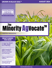 The minority AgVocate newsletter cover