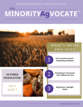 The Minority AgVocate Newsletter Cover